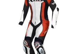 Tuta moto pelle intera Ixon VORTEX 3 Bianco Nero R