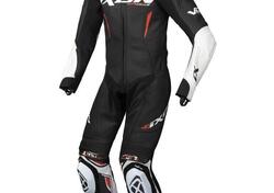 Tuta moto donna pelle Ixon Vortex 3 Lady Nero Bian