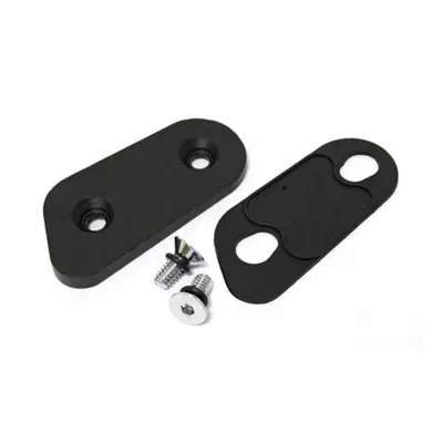 Coperchio ispezione nero grinzato per Sportster da 