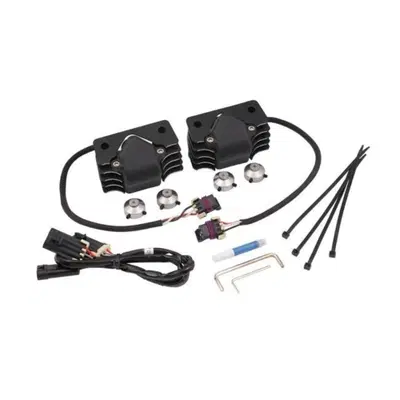 bobine Accel Stealth Supercoils nero con alette lu