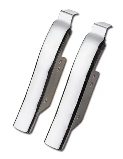 Kit filler strip borse - cromato Custom Chrome 
