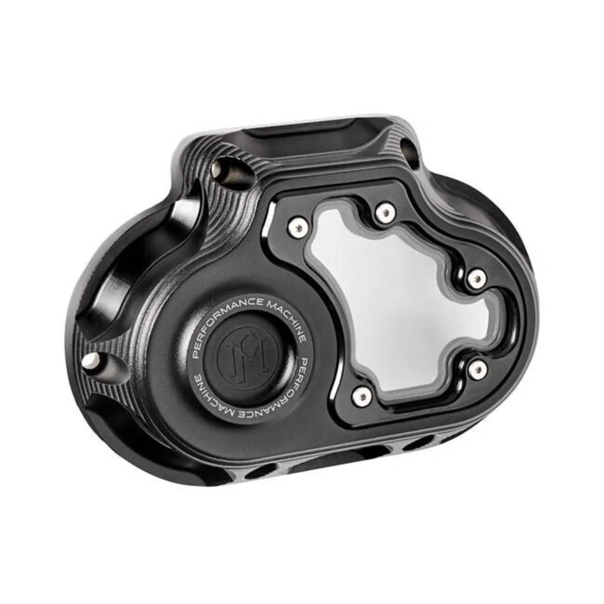 coperchio cambio laterale PM Vision Black Ops per Performance Machine