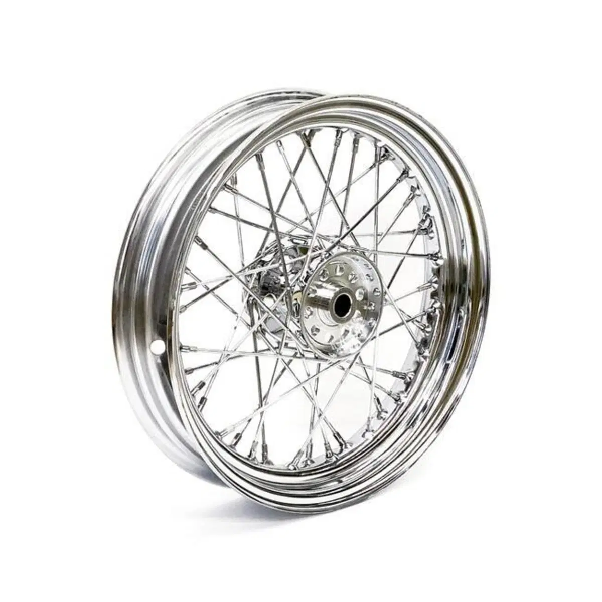 Ruota anteriore a 40 raggi cromata 16x3 Per FL dal 
