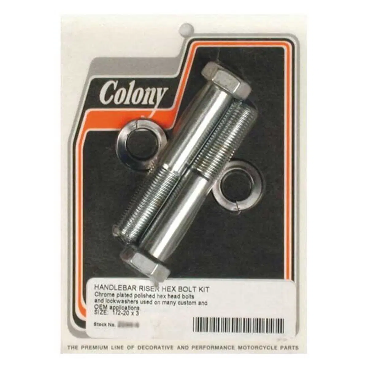 Viti testa esagonale per riser 1/2"-20 UNF lunghez 