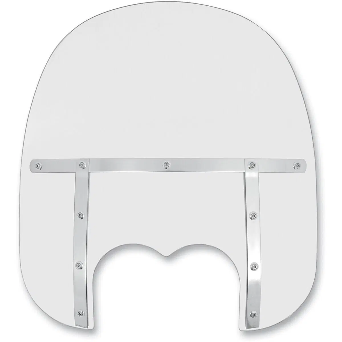 Parabrezza Memphis Fats alto 43 cm trasparente per 