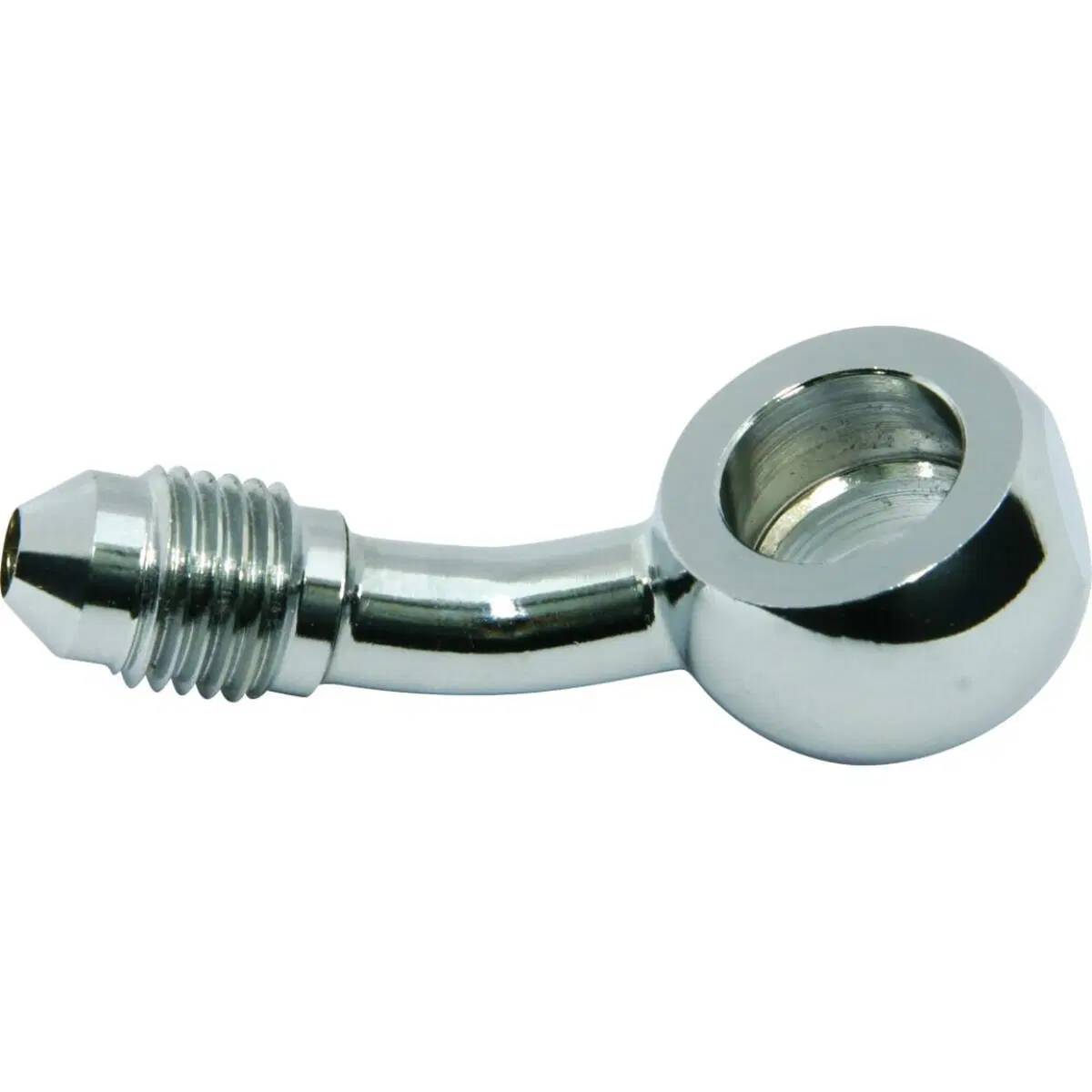 Raccordo cromato 7/16" AN3 piegato 35 gradi (diame 