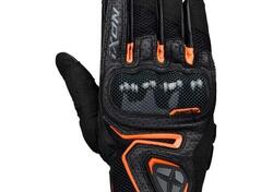 Guanti moto pelle estivi Ixon RS5 AIR Nero Arancio