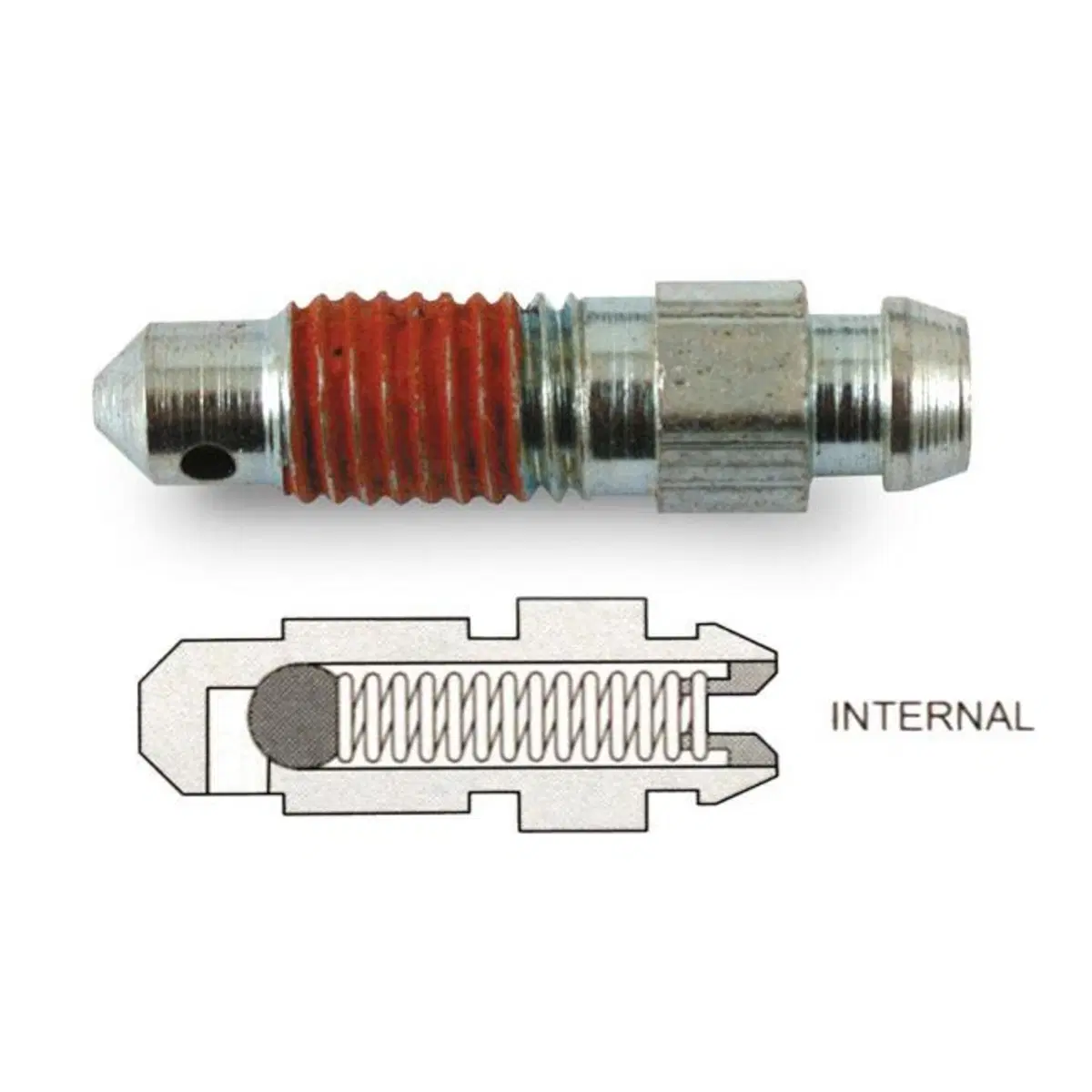 Valvola vite di spurgo automatico filetto 1/4"-28 Goodridge