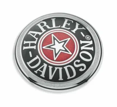 Copri tappo serbatoio benzina HD Star cromo rosso 