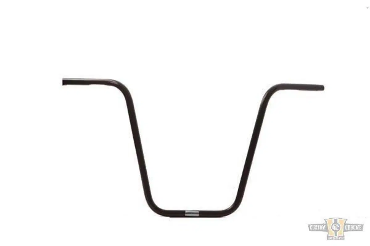 Manubrio Ape Hanger 1" alto 20" nero, con fossette Fehling