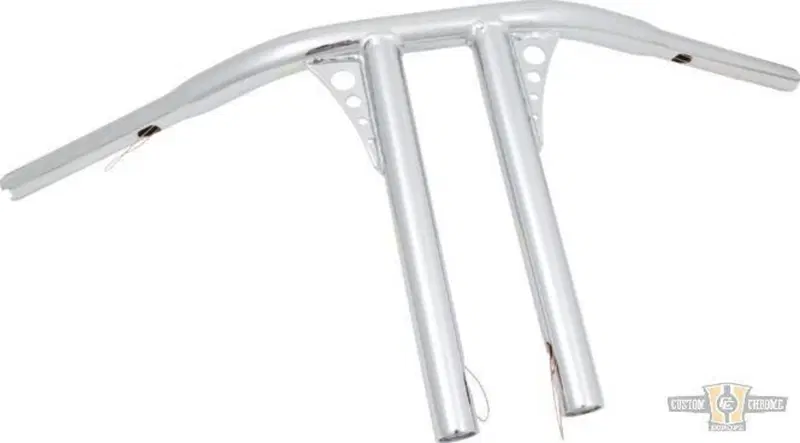 Manubrio T Bar dritto 1-1/4" alt 12" Cromato, per Santee
