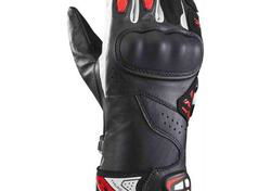 Guanti moto pelle Ixon THUND Nero Rosso Bianco