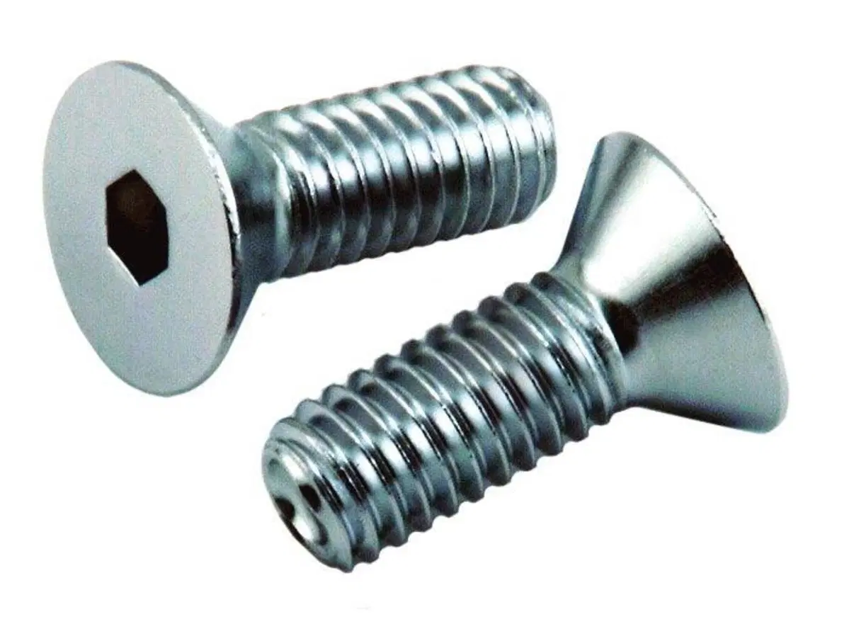 Viti svasate in pollici cromate 1/4-20 lunghe 25 m 