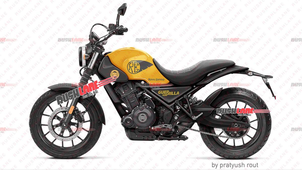 Royal Enfield Guerrilla 450, arriva un render - News - Moto.it