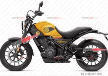 Royal Enfield Guerrilla 450, arriva un render