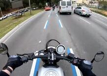 Da San Paolo, in Brasile, una corsia centrale per le moto. Che funziona