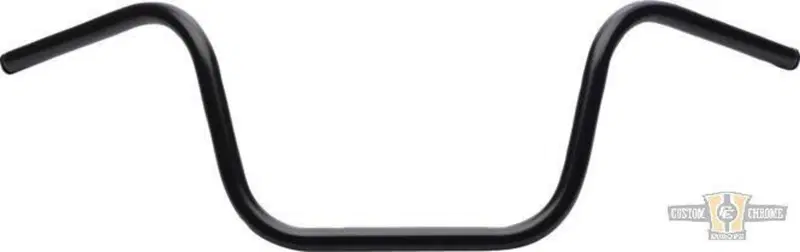 Manubrio Ape Hanger 1" alto 10" nero senza fossett Santee