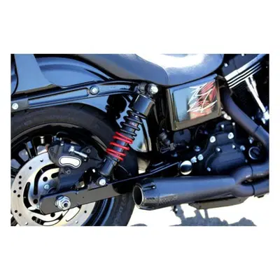 Ammortizzatori 12,5'' stiletto neri Burly per Dyna 