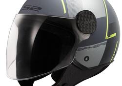 Casco Jet LS2 OF558 Sphere Lux 2 Firm titanio opac