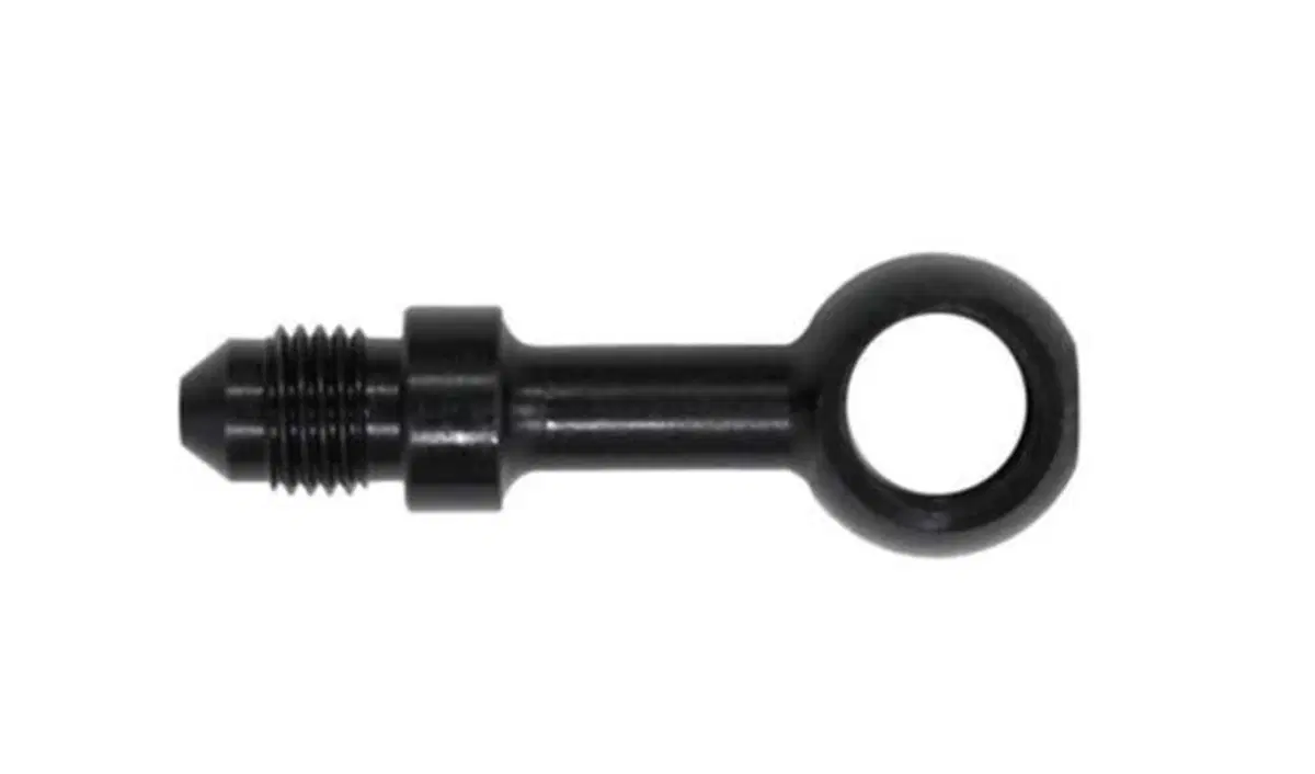 Raccordo nero 3/8"-24 AN-3 dritto (diametro 10mm) Goodridge