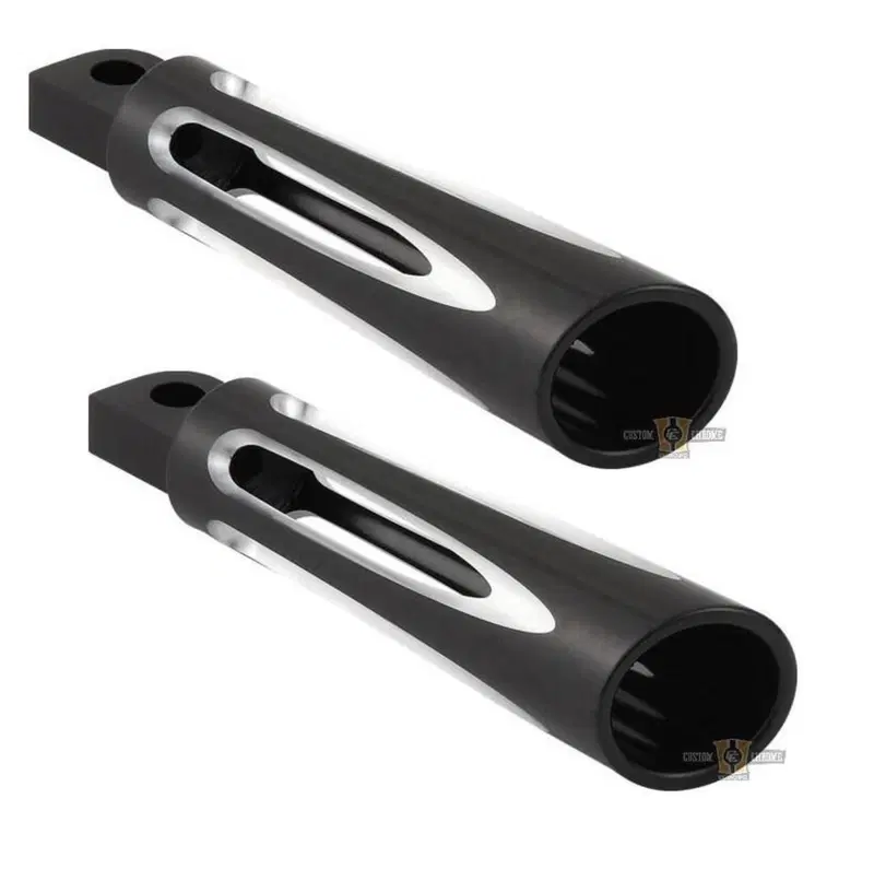 Pedaline Ness Deep Cut nere per Sportster Arlen Ness
