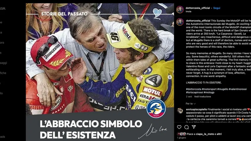Il dottor Costa "sbarca" sui social, con le sue storie e il suo carisma