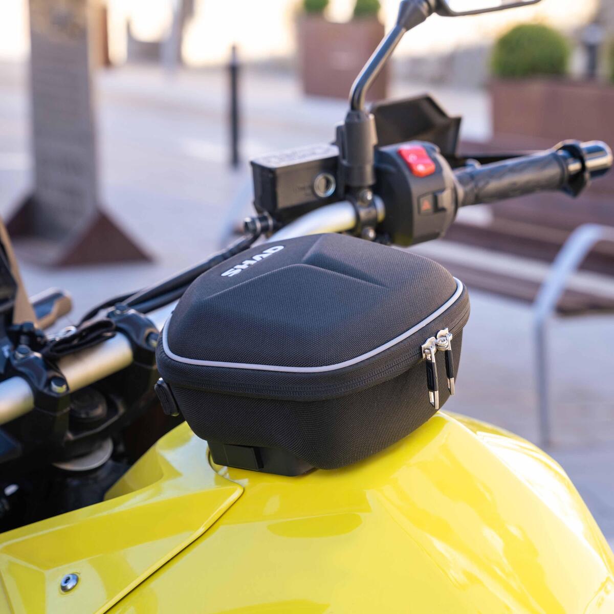 Borsa Serbatoio Moto KATUR - Pelle PU Impermeabile, 30x28x21cm | Leggera, Multifunzione, Per Enduro E Dirt Bike - Foto 6