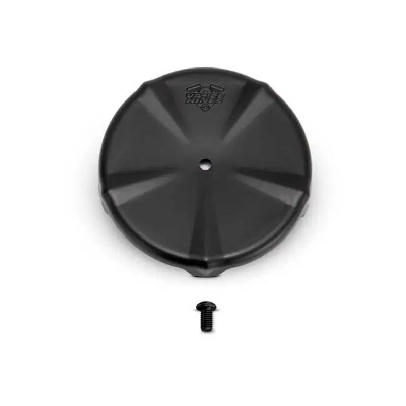 Coperchio Skull nero per filtro V02 Naked vance & hines