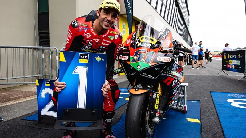 Dunlop CIV 2024, Mugello. Michele Pirro: "Dopo il weekend difficile con la SBK a Misano sono contento" [VIDEO]
