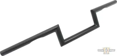 Manubrio Z Bar 1", alto 4", Largo 72cm, nero, con Jammer