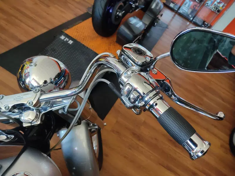 Harley-Davidson Fat Boy anniversario 100 anni bi-color argento e nero (9)