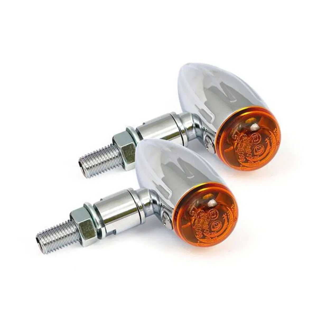 Frecce a lampadina Micro Bullet cromate scanalate 