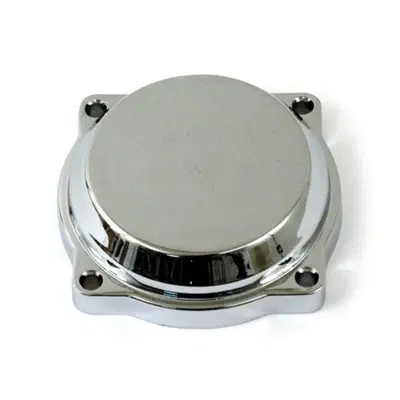 Coperchio carburatore Keihin CV cromato per Dyna, 
