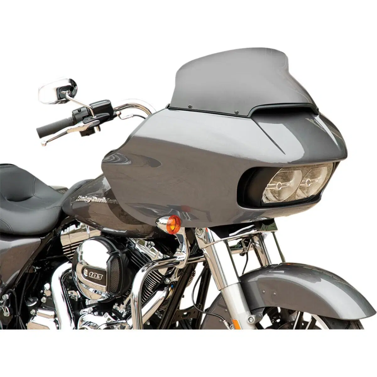 Parabrezza Memphis Spoiler fumè scuro alto 16 cm p 