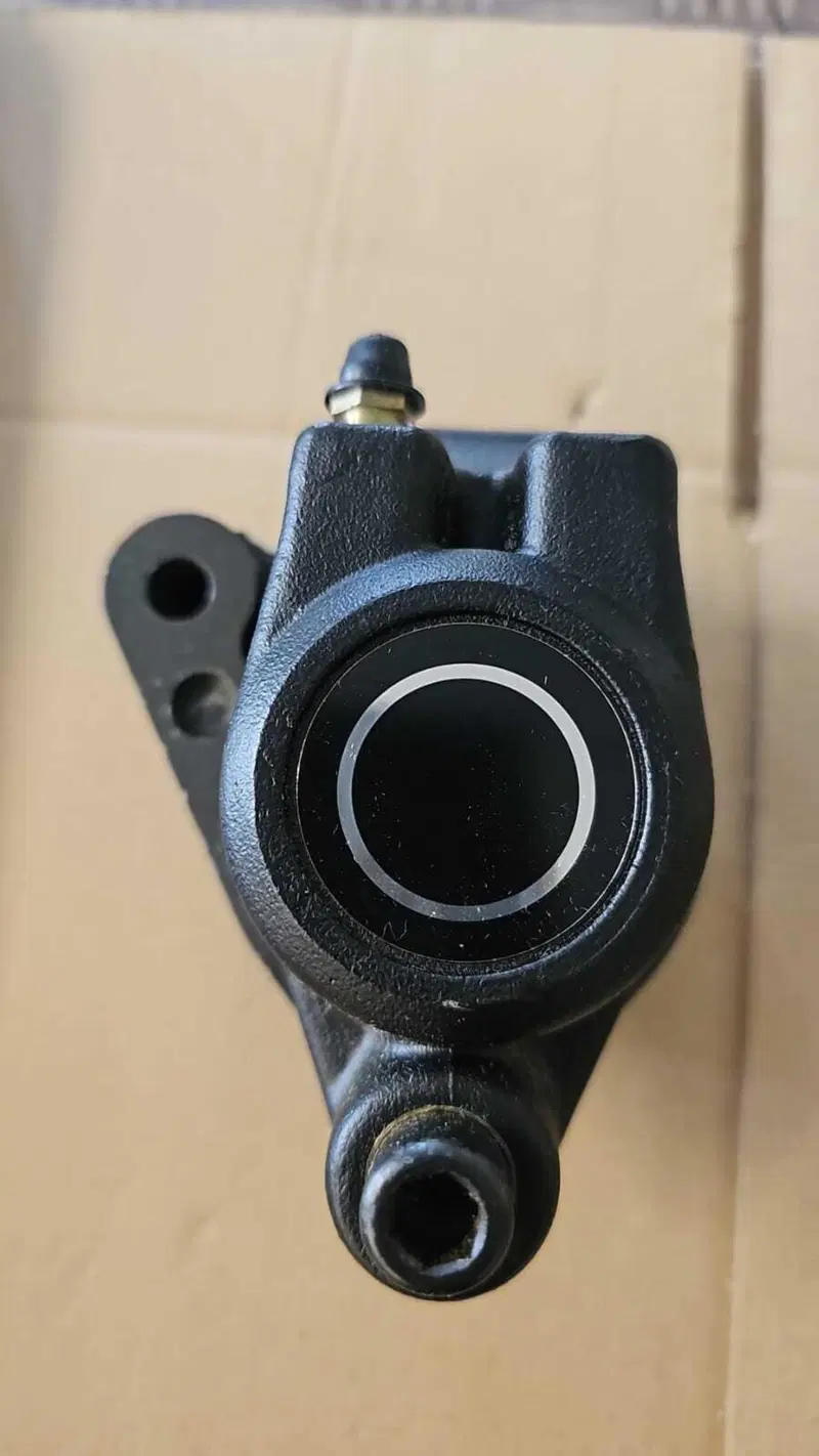 Pinza freno anteriore destra nera per Softail Spri 