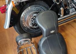 Harley-Davidson Fat Boy anniversario 100 anni bi-color argento e nero d'epoca