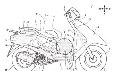 Honda brevetta l&#039;acceleratore a pedale: sullo scooter come in auto