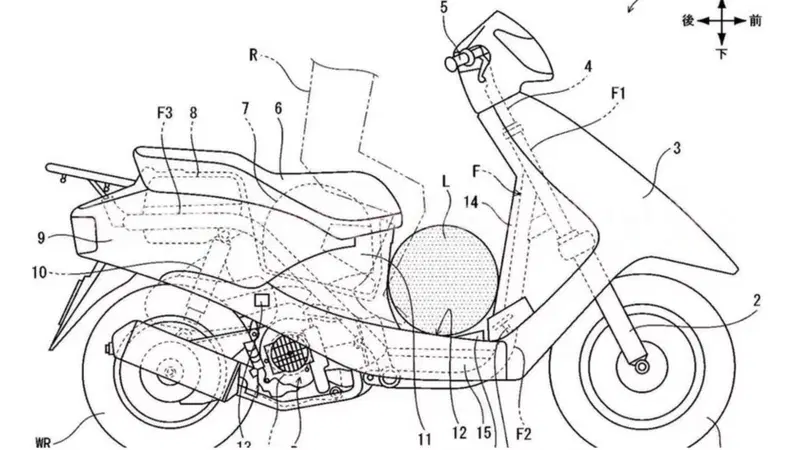 Honda brevetta l'acceleratore a pedale: sullo scooter come in auto