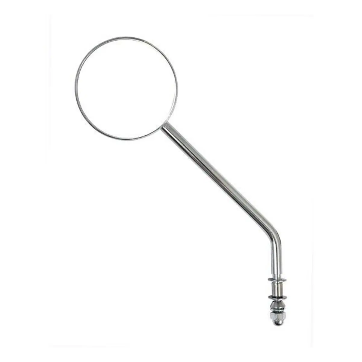 Specchietto rotondo da 3" (7.5cm) stelo lungo crom 