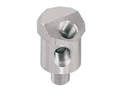 Adattatore doppia uscita per manometro pressione o 