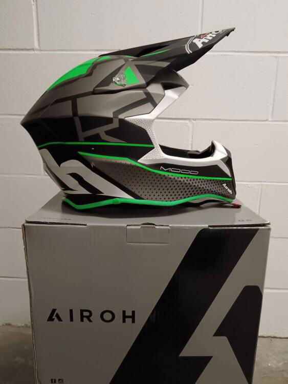 Casco AIROH Wraap Mood Verde (2)