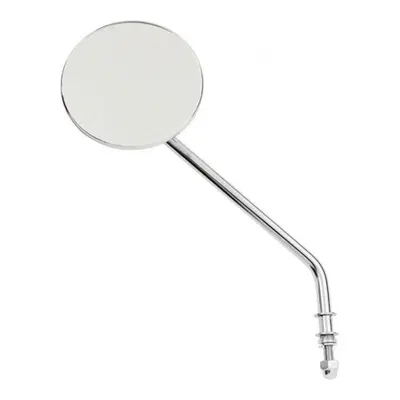 Specchietto rotondo da 4" (10cm) stelo lungo croma 