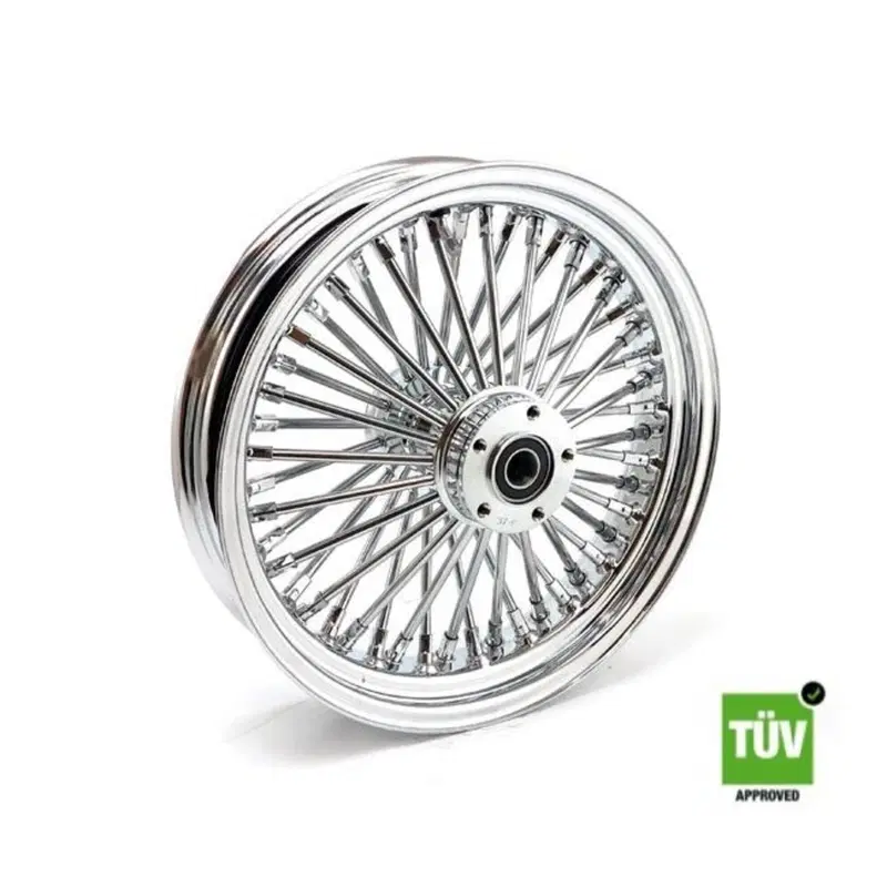 Ruota posteriore cromata Big Spoke 48 raggi 16”x 3 