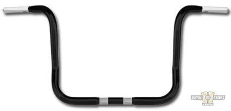 Manubrio Ape Hanger 1-1/4" alto 12,5" FLHT nero Ba 