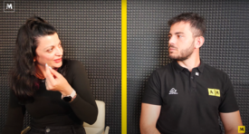 Cristina e Pietro durante l'intervista doppia