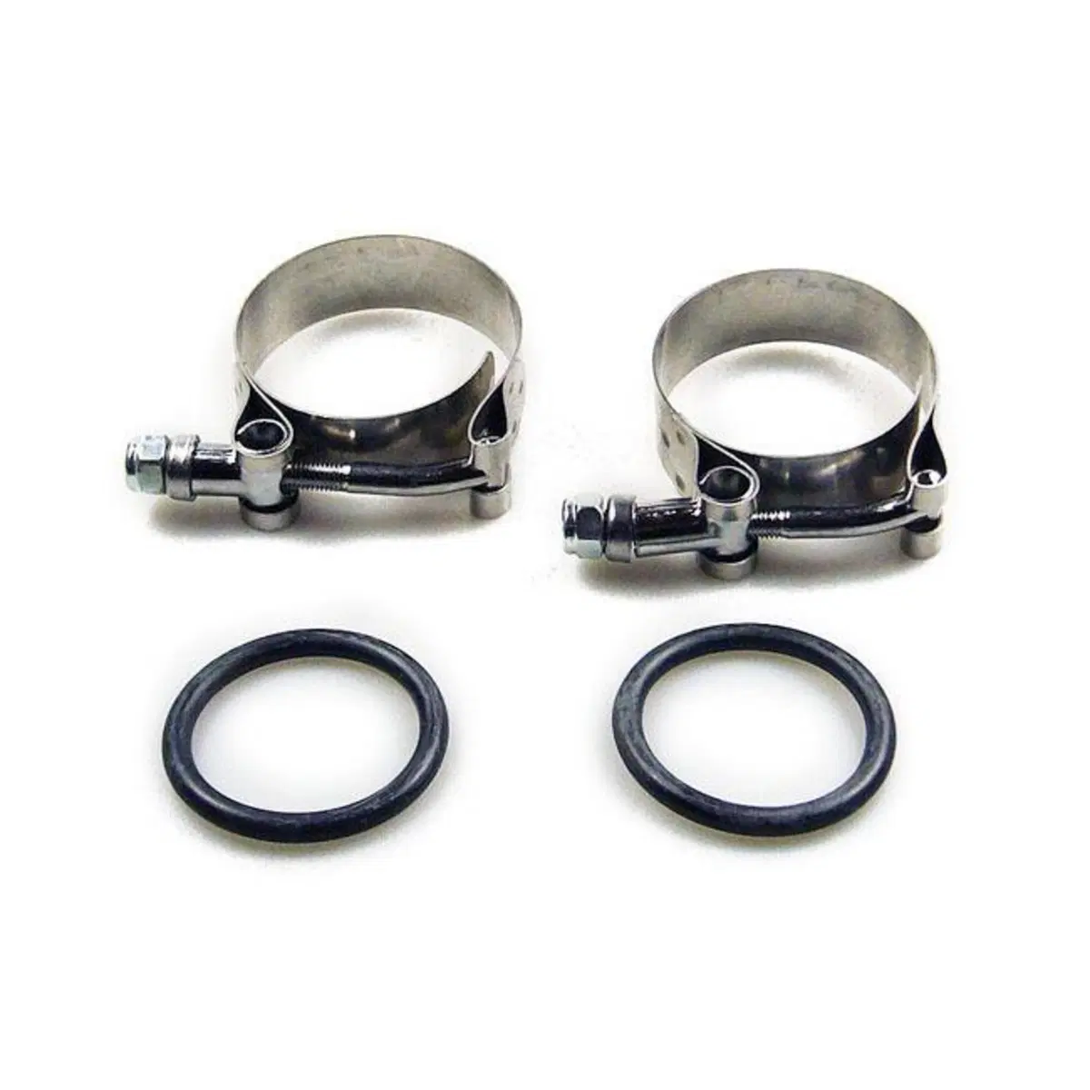 Fascette con oring fissaggio collettore Sportster 
