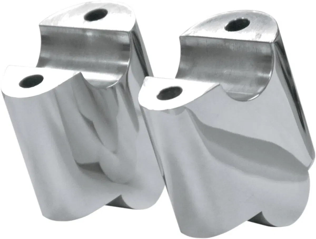 Prolunghe riser alte 2" lucidate per Dyna Street B La Choppers