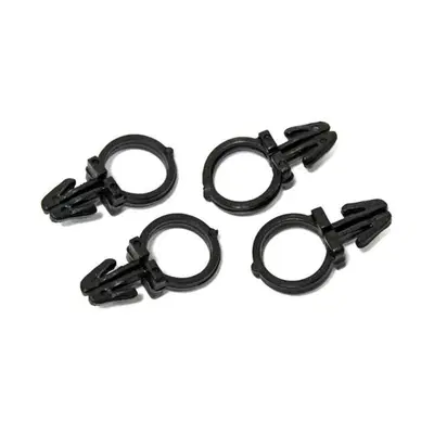 Clips ferma cavo elettrico per manubrio - nere dia 