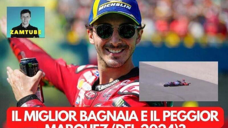 MotoGP2024 - Il miglior Bagnaia (di sempre) e il peggior Marquez (del 2024)? [VIDEO]