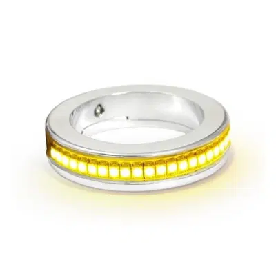 Frecce a led Dynamics Fork Strip cromate lenti fum Custom Dynamics